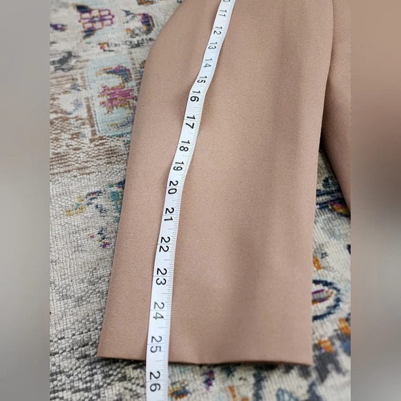 ☂London Fog Vintage 1970s Point Collar Trench Coat Tan Khaki Made in USA 42 Reg - Picture 16 of 16